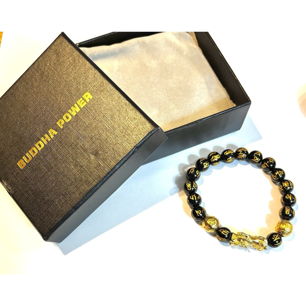 Feng Shui Black Obsidian Wealth Bracelet
